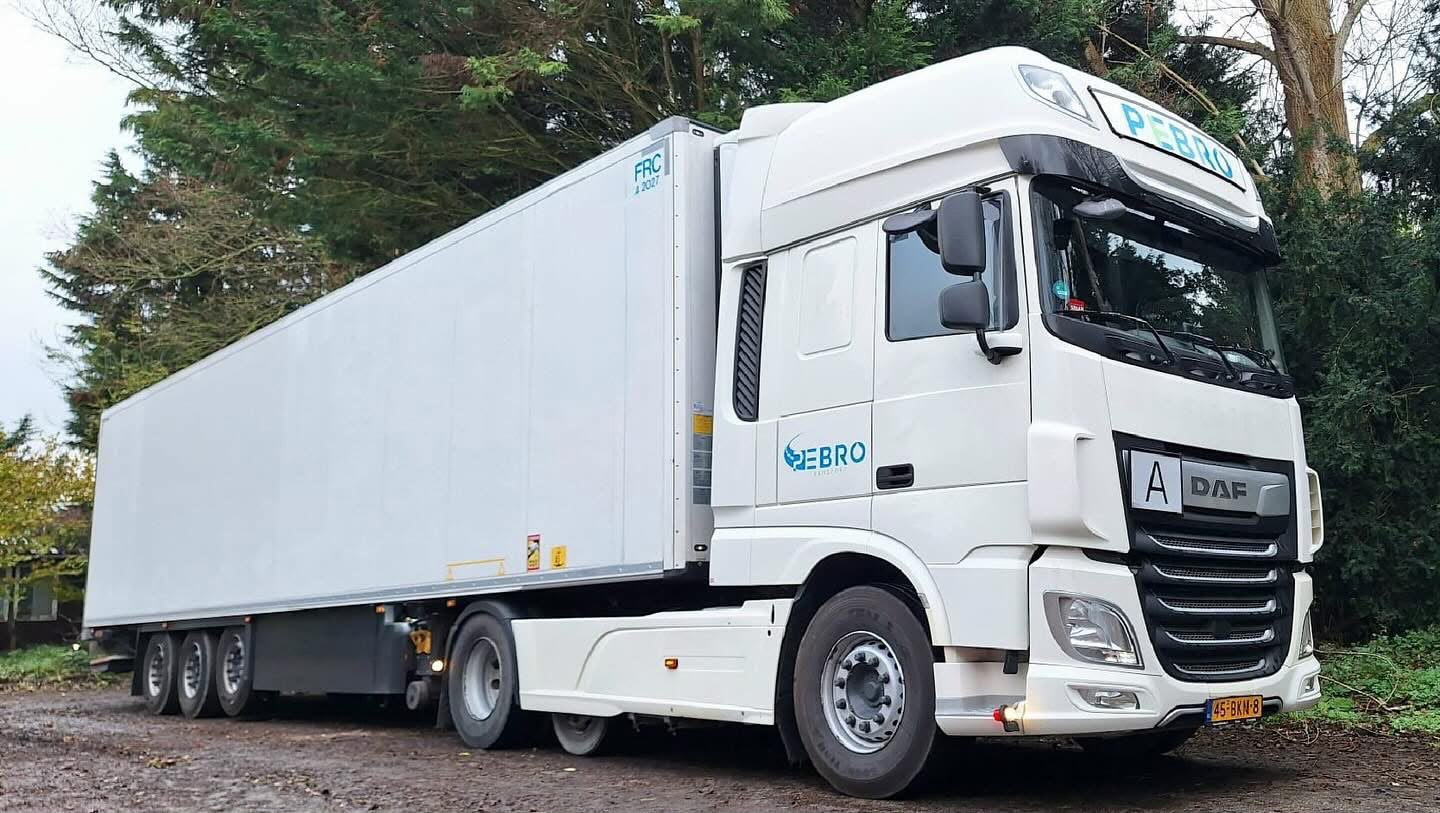 PeBro Transport DAF onderweg voor nationaal transport in Nederland